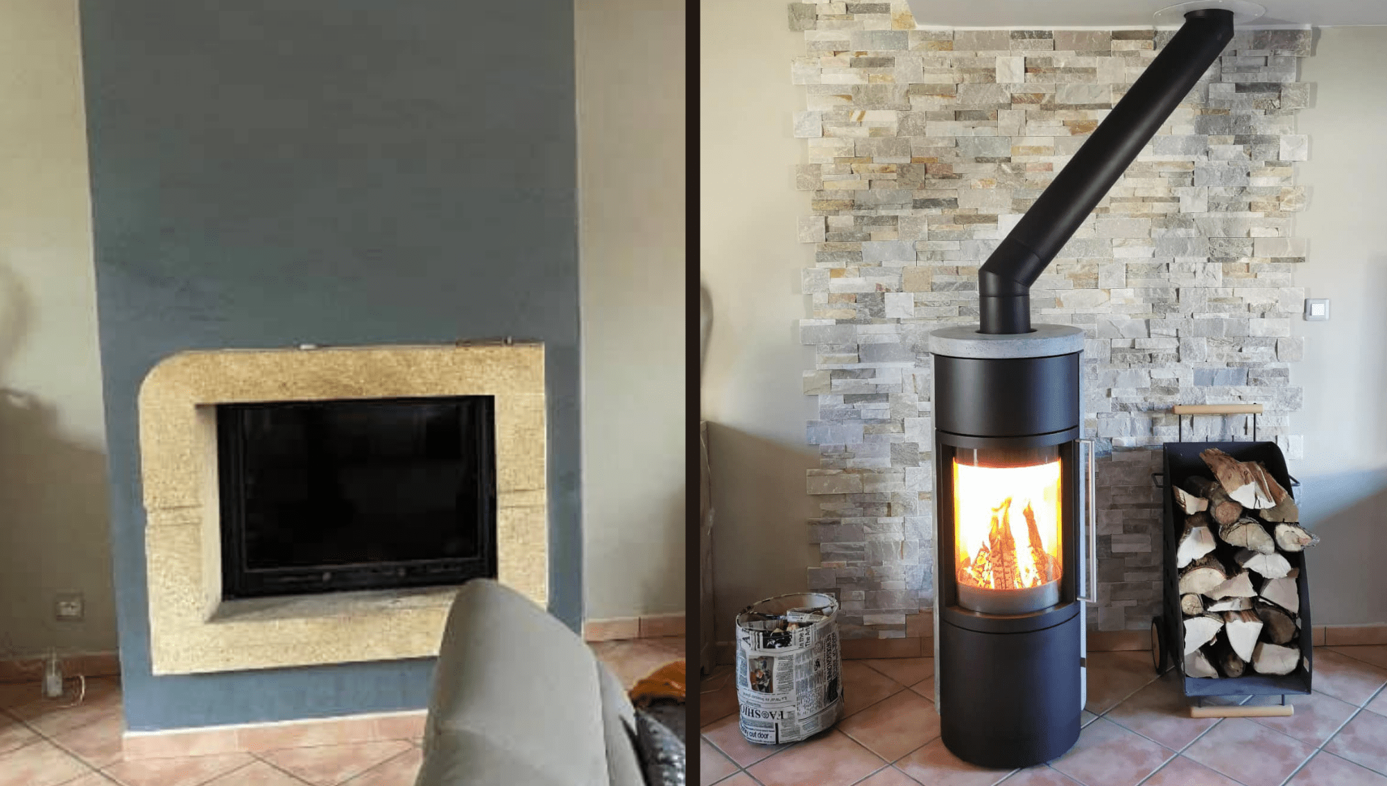 Remplacer votre cheminée traditionnelle par un poêle à bois